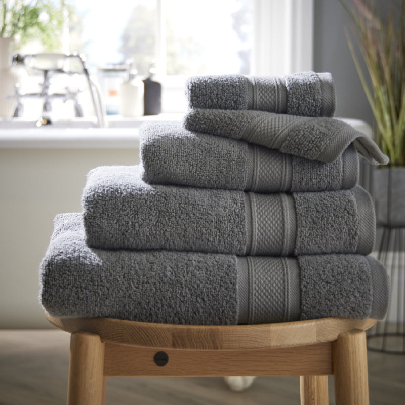 Luxury Zero Twist 100% Cotton Bath Sheet, Charcoal