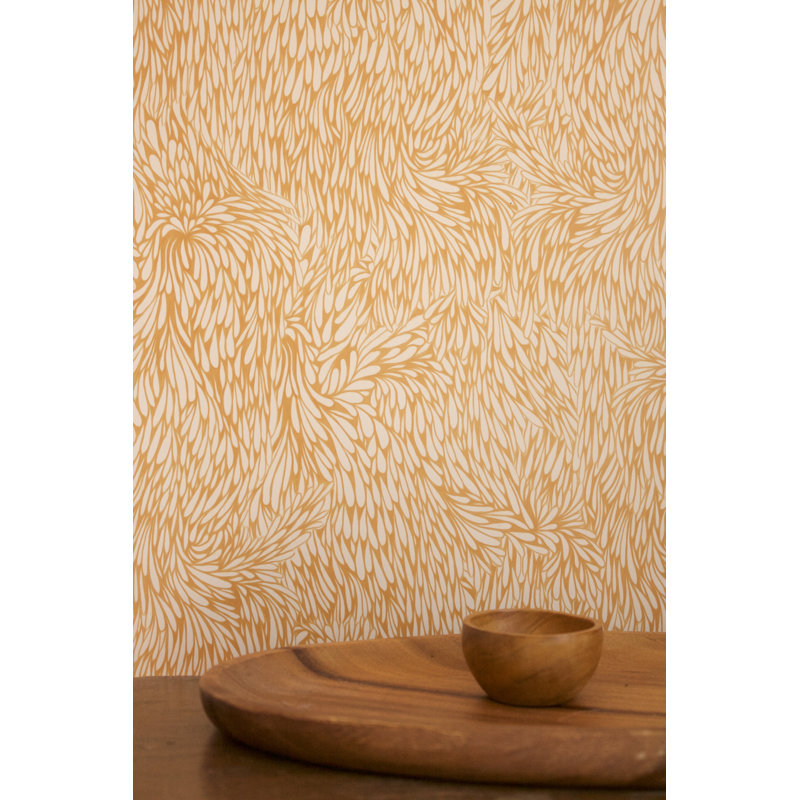 Animal Print Wallpaper Double Roll, Saffron