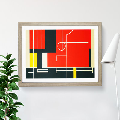 Bauhaus Art Abstract - Single Picture Frame Print
