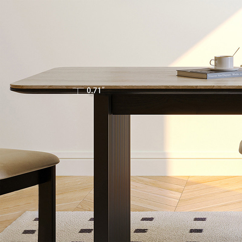Table de salle à manger Eastover, H 29,53 po x L 70,87 po x l 31,5 po