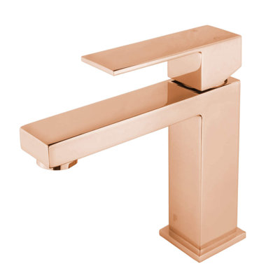 Robinet de salle de bain à un trou avec bonde escamotable et panier-filtre