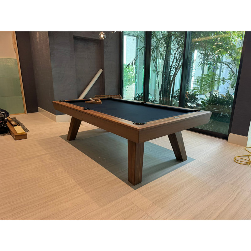 George Slate Pool Table With Professional Installation Included, 32" H x 53.5" W x 92.5" L