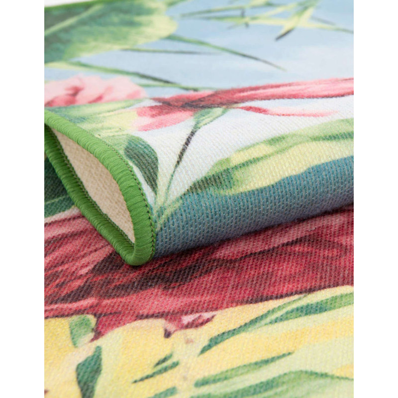 Tapis d'intérieur / extérieur Jill Zarin Dominica, Rond 7 pi 10 po