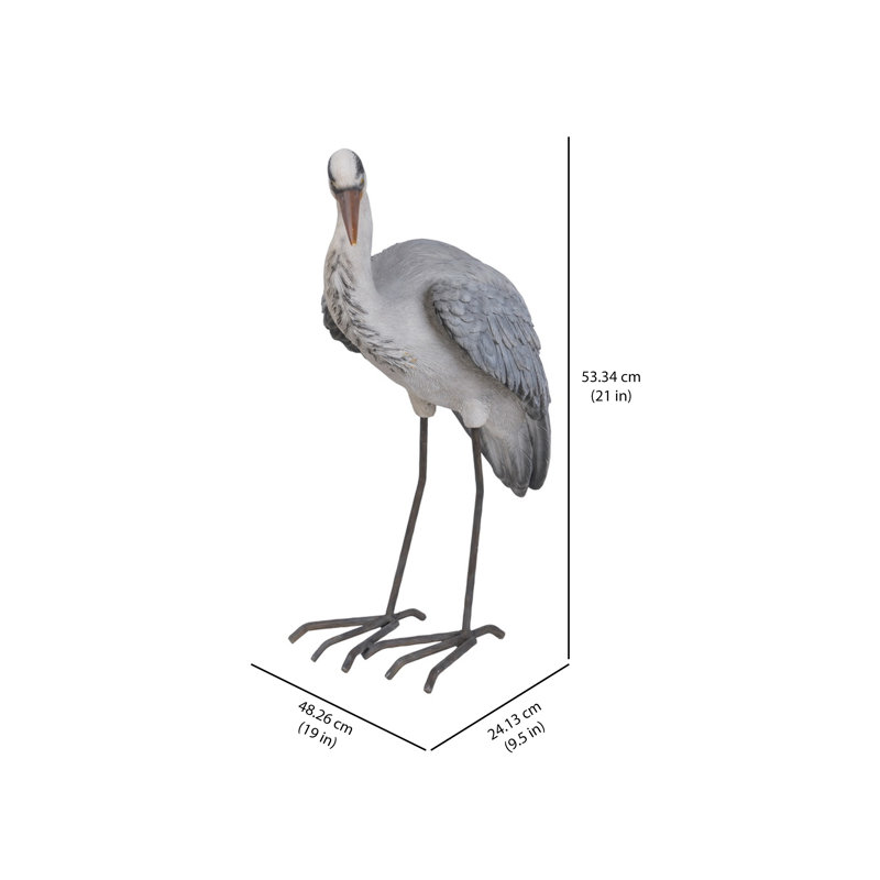 Heron Statue