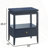 Olana Midnight Blue 1-drawer Nightstand-1581059929