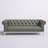 Idyll Tufted Button Upholstered Leather Chesterfield Sofa-1562677969
