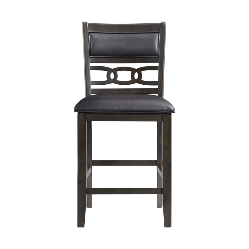 Relyea 19'' H Upholstered Side Chair, Walnut, 36" H x 42" L x 42" W