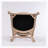Country Wooden Barstools with Upholstered Seating-353262826
