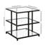 Falito Glass Top Frame End Table-1843831203