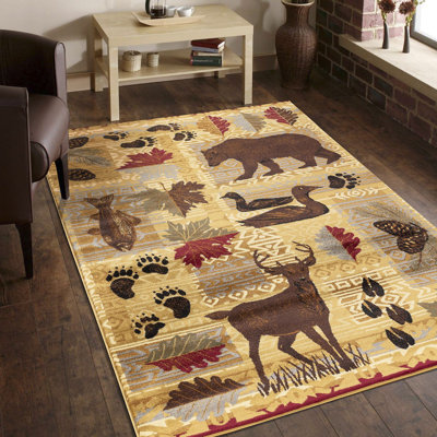 Multi Lodge Area Rug