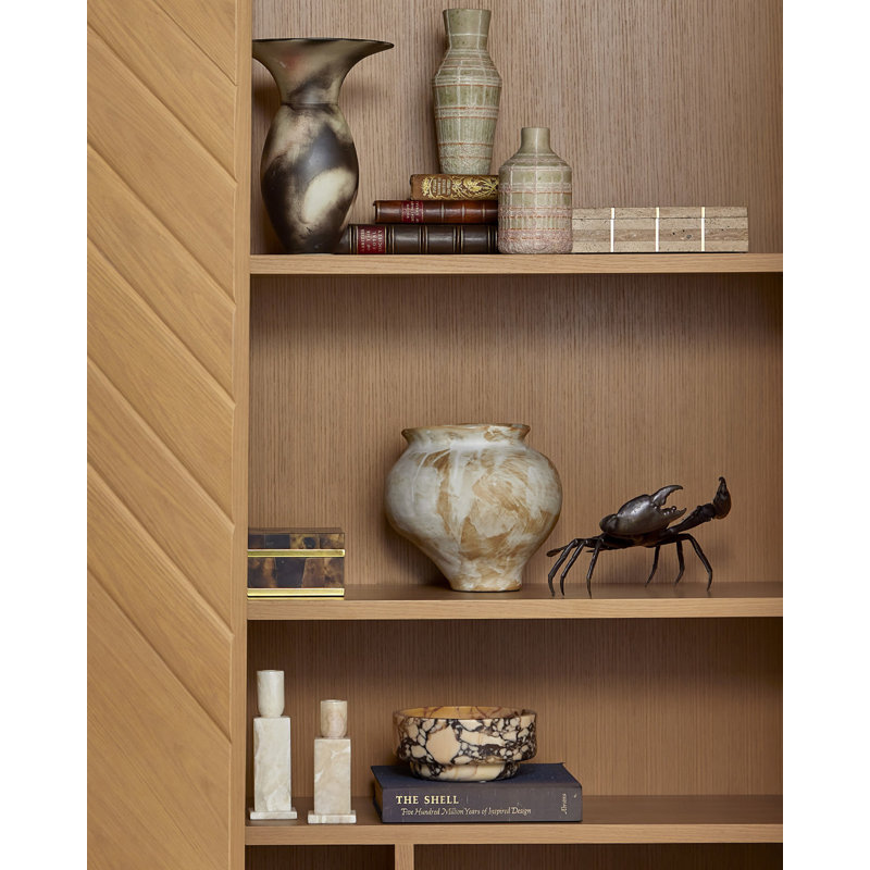 Lithos Candlestick, Ivory