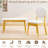 47''Dining Table Set For 4,Solid Wood Kitchen Table With Bench And 2 Chairs With Upholstered Backrest-843168276-843168267