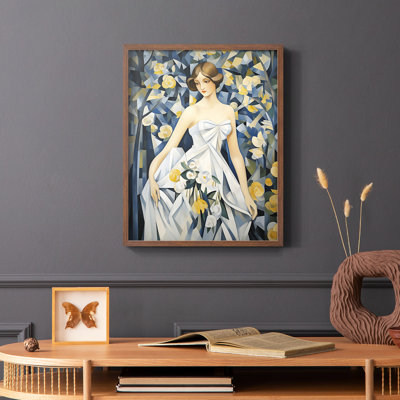 WOMEN Series DLxxIV - reproduction encadrée de qualité supérieure - prête à être accrochée - aucun clou requis