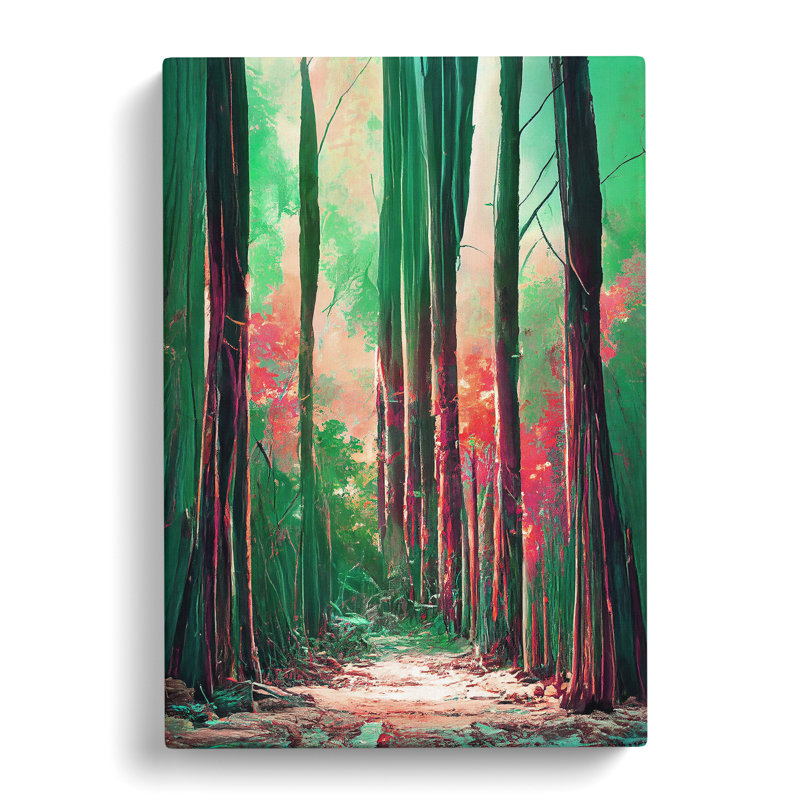 Abstract Forest No.5 - Wrapped Canvas, 60cm H x 40cm W x 3cm D
