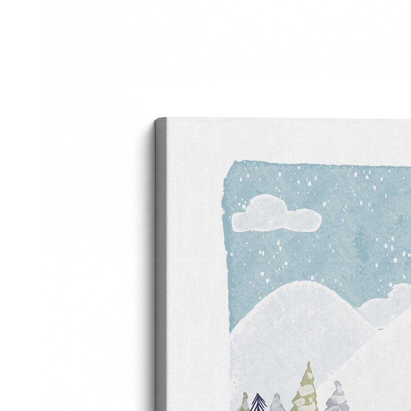 «Winter Skating Adventure», reproduction sur toile dans un cadre américain, Toile tendue, H 12 po x l 12 po x P 1,25 po