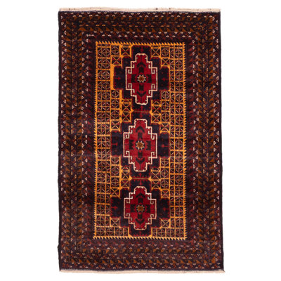 Teimani Beige Rug 3'8" x 6'0"
