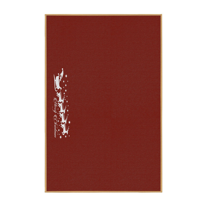 Tapis de noël zone rouge, Rectangle 4 pi x 6 pi