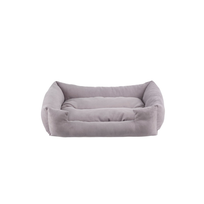 Lit pour animal de compagnie, Gris, Taille moyenne: L 19,69 po x l 13,78 po