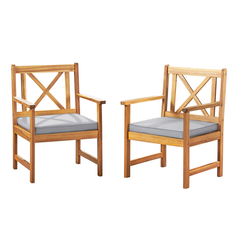 Chaise de patio avec coussins Manchester