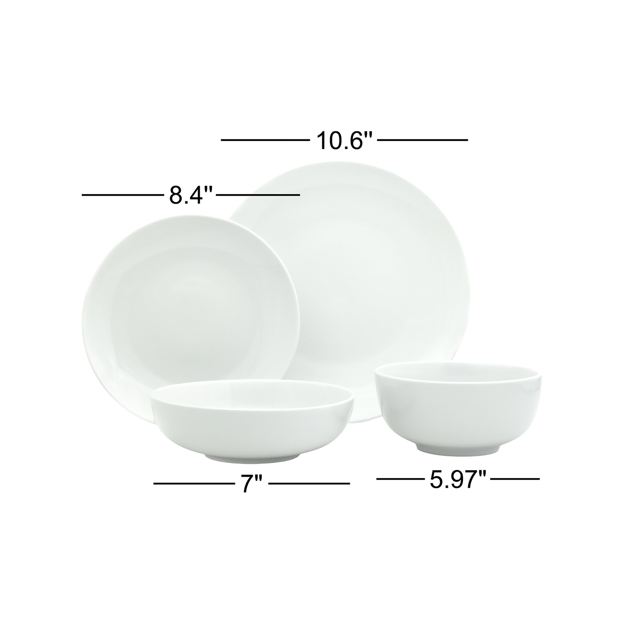 Essential 16 Piece Dinnerware Set