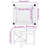 Washing Machine Pedestal with Pull-Out Shelf White