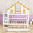 Wooden Bunk Bed with Storage Staircase and Trundle-1396243753