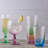 Swirl 18.5oz. Glass Highball Glass Glassware Set