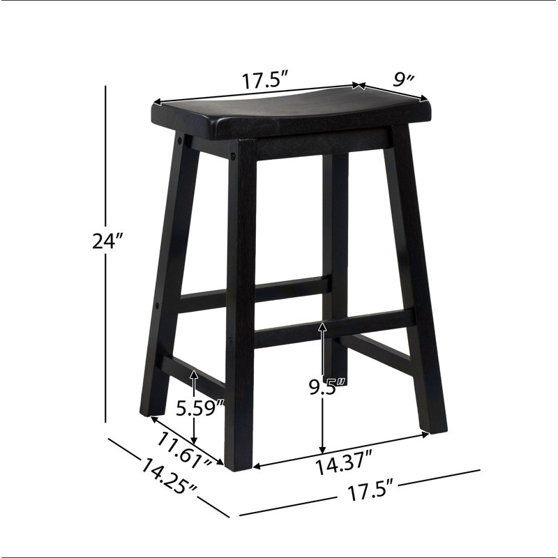POMEROY 24IN SADDLE STOOL