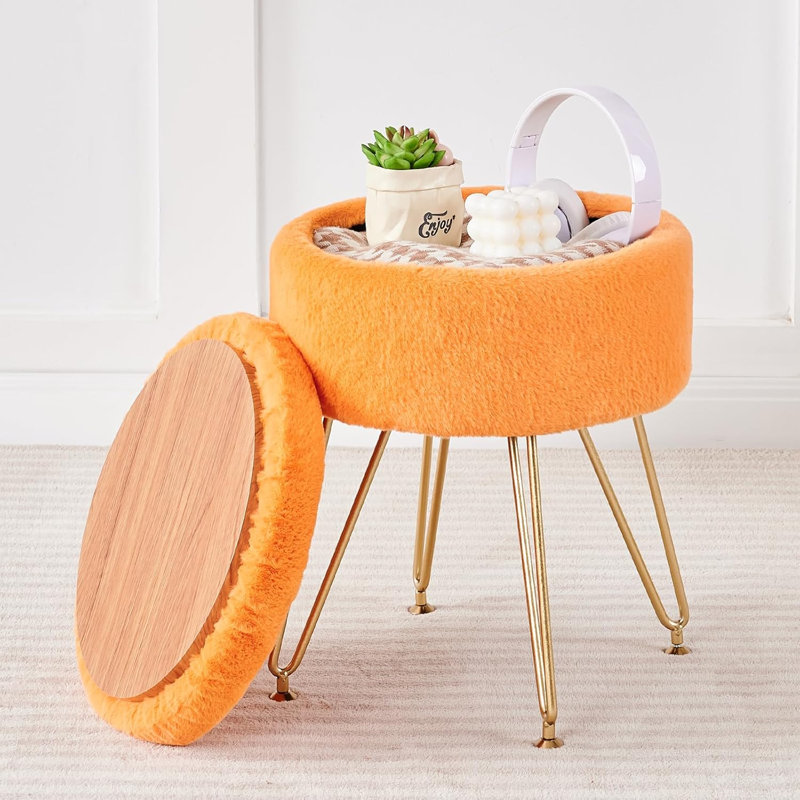 Fauteuil de coiffeuse, Orange