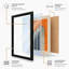 Vertical Modernism Minimalist - Framed Print-1016811039-1016811032