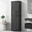 Tall Bathroom Storage Cabinet, Freestanding Storage Cabinet With Drawer And Adjustable Shelf, MDF Board With Painted Finish-427940837-427940839