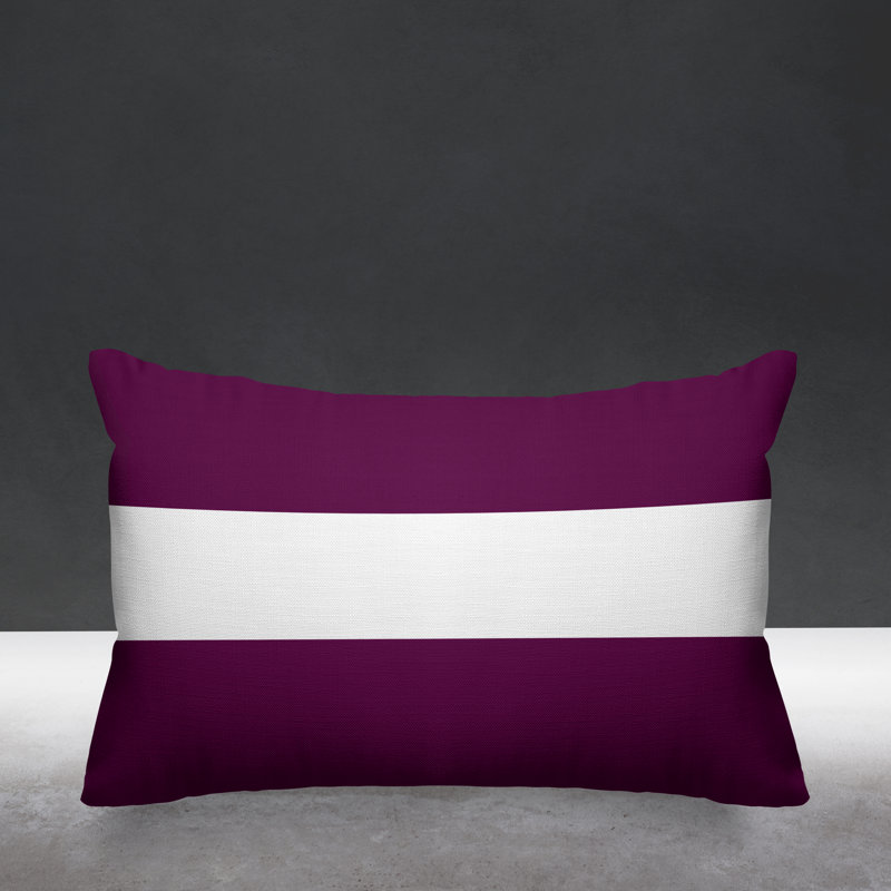 Coussin décoratif intérieur / extérieur Bede, Violet