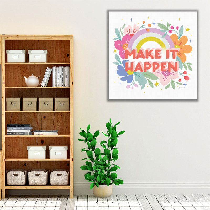 «Make It Happen I», reproduction d'art sur toile, H 24 po x l 24 po