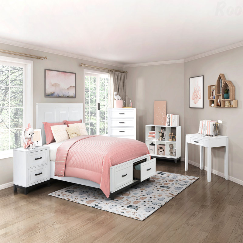 Bibliothèque en bois à 6 tablettes 6 pièces, Blanc