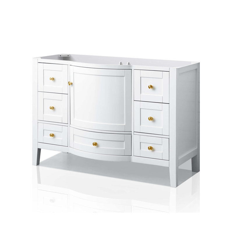 Lauren 48'' W Single Vanity, Gold
