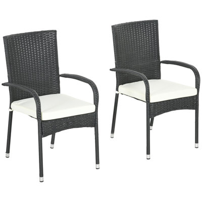 Rillio Patio Dining Armchair with Cushion by Winston Porter