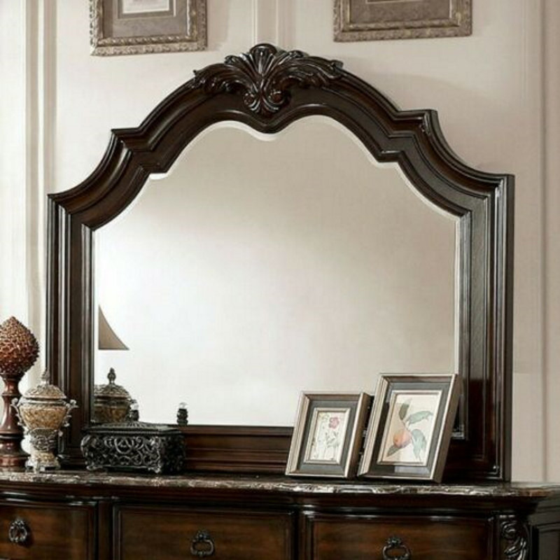 Miroir de commode traditionnel Dichiera