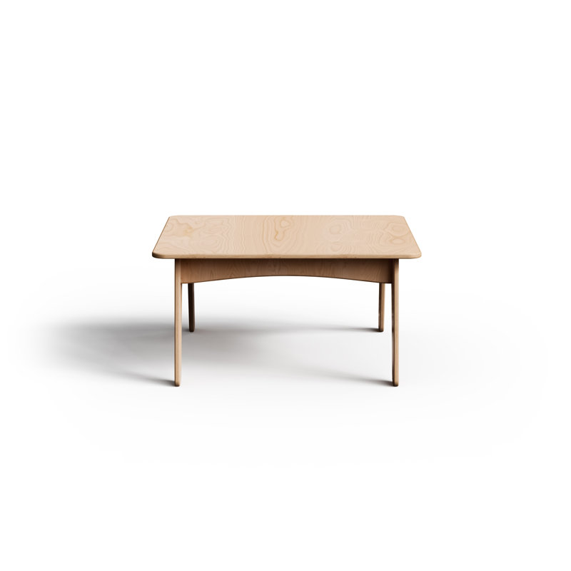 Table carrée Montessori, H 18 po x L 36 po x l 36 po