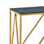 Briant 120cm Glass Top Console Table