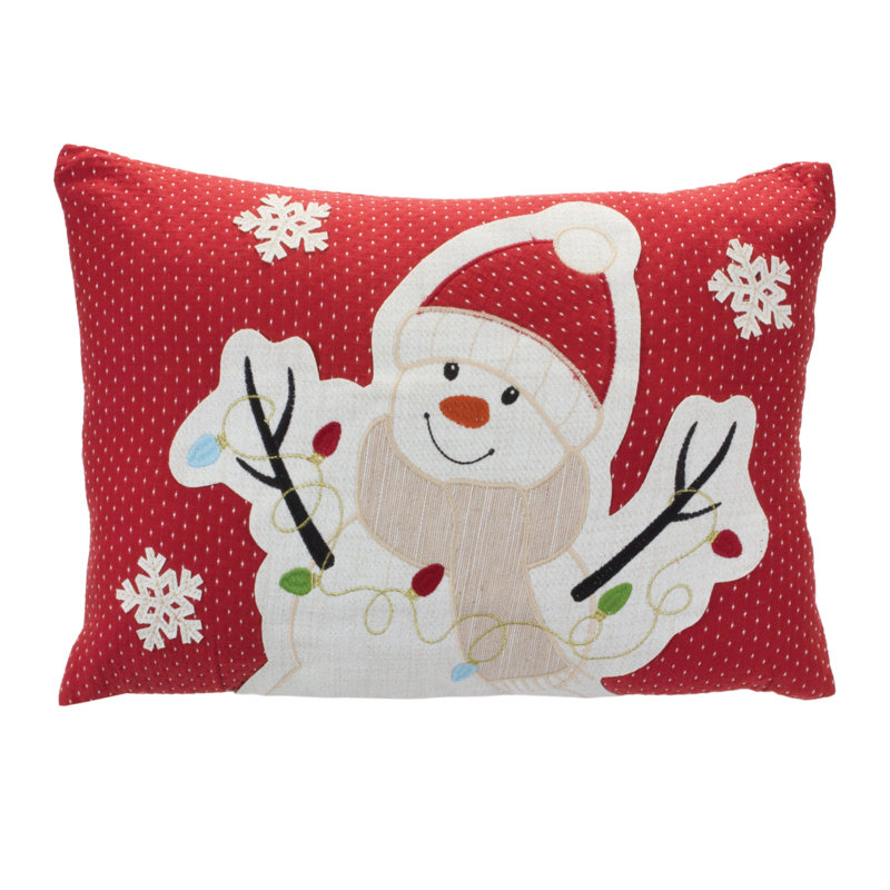 Embroidered Throw Pillow