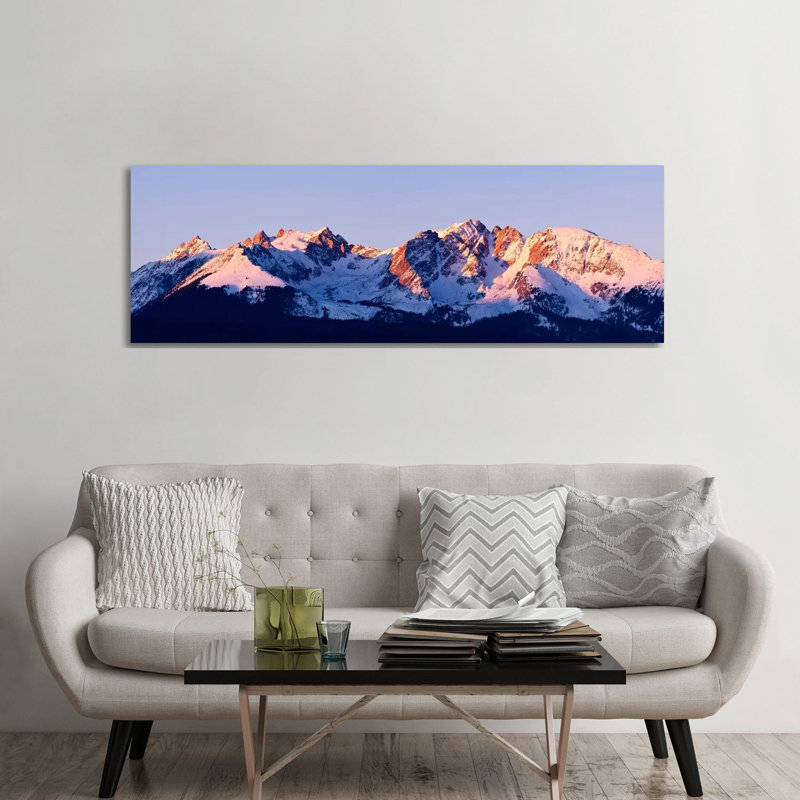 Rocky Mountain Range- Gallery-Wrapped Canvas Giclée, 24" H x 72" W