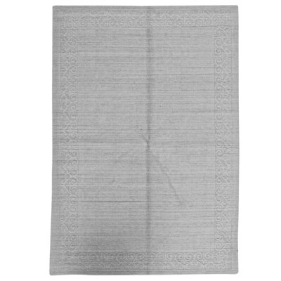 Southwestern Area Rug in Light Gray