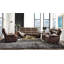 Causeuse inclinable en cuir et gel Aashi