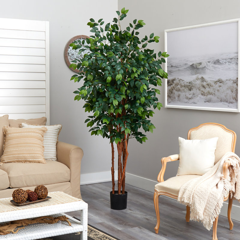84'' Faux Ficus Tree in Pot