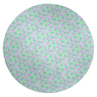 Chenille Geometric Indoor Rug