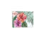 Art mural en toile sans cadre 24 "x 18" Blooming Hibiscus