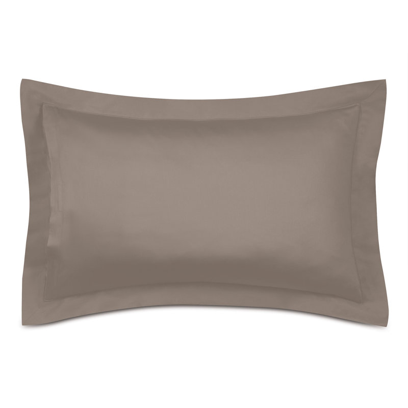 Deluca 100% Cotton Pillow Sham, Fawn, Queen