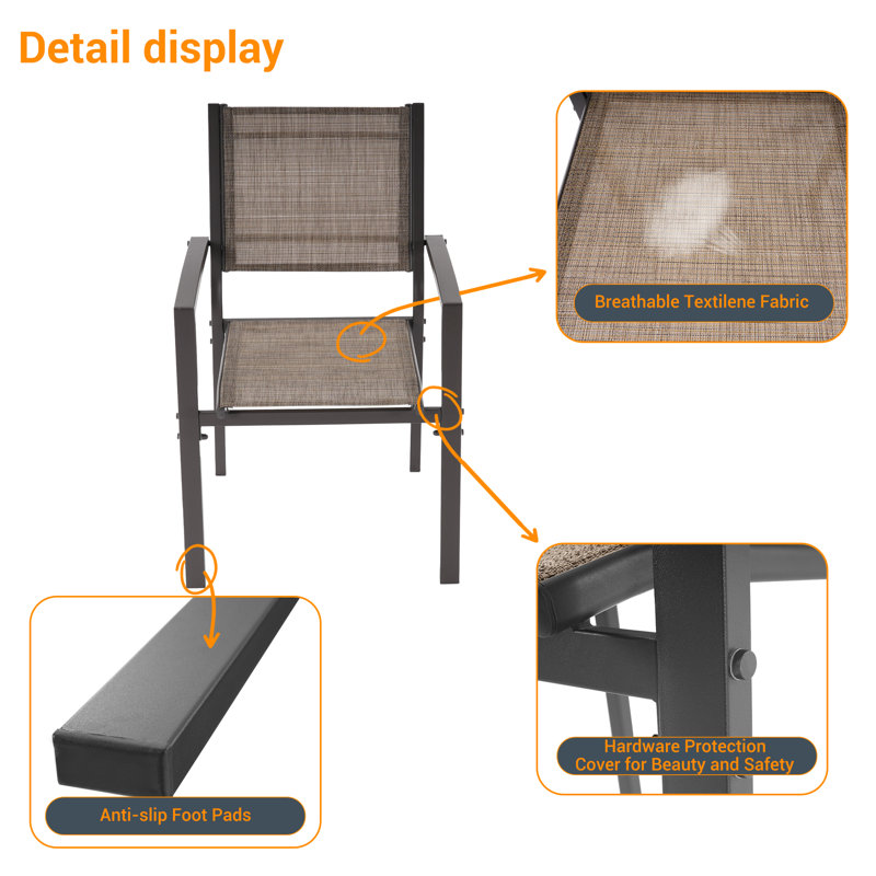 Fauteuil Estelee, Brun