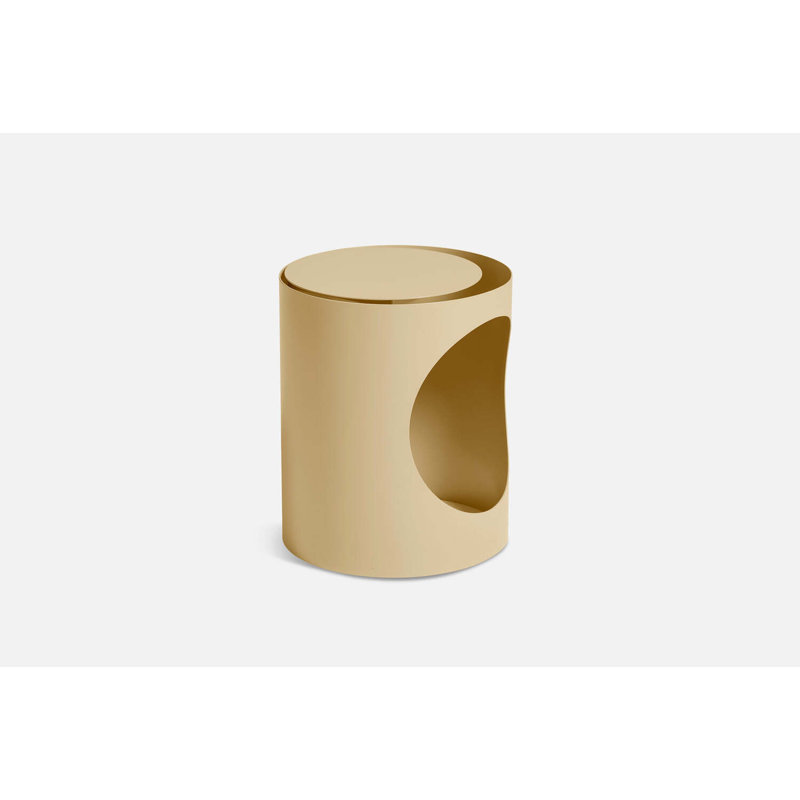 Tabl Side Table, Ivory