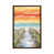 Toile avec cadre en bois brun classique n'est pas disponible